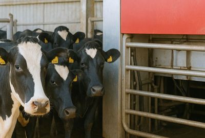 Robot traite vaches